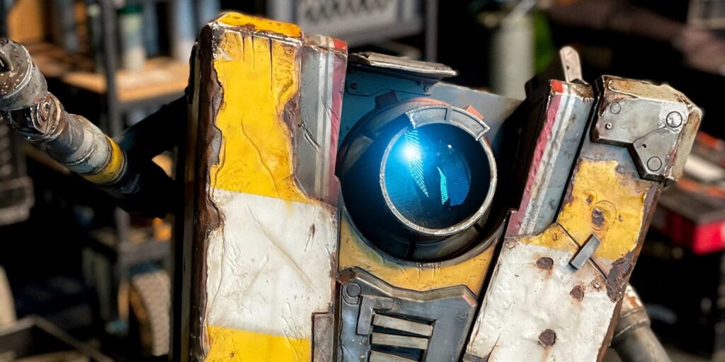 La imagen de la película de Borderlands revela el primer vistazo a Claptrap como final de la filmación