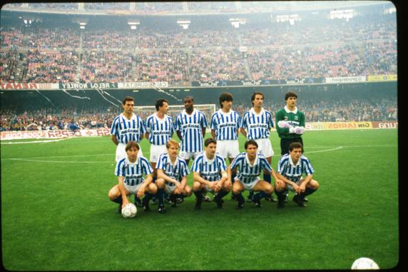 entre otros, de izquierda a derecha y de arriba a abajo: Alberto, Gorriz, Gajate, Atkinson, Larrañaga, Fuentes y Aldridge d