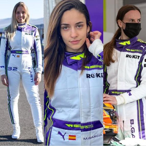 Nerea Martí, Marta García y Belén García, las tres españolas de las W-Series en 2021
