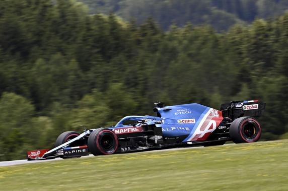 Fernando Alonso, en el GP de Estiria de F1 2021
