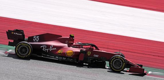 Carlos Sainz, en el GP de Estiria de F1 2021