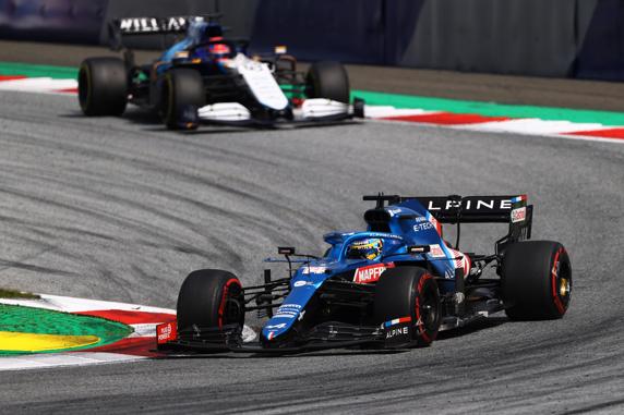 Fernando Alonso, en el GP de Estiria de F1 2021