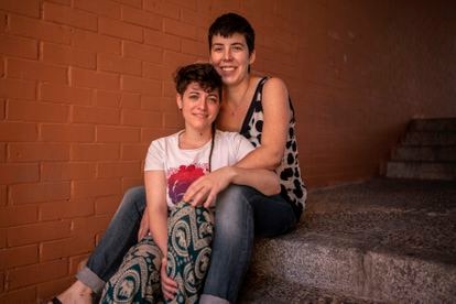 Pilu Velver y Noelia González, este martes en Madrid.