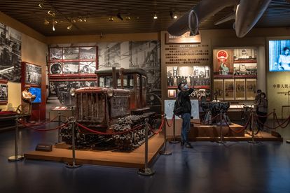 Una de las salas del nuevo Museo de Historia del Partido Comunista de China en Pekín