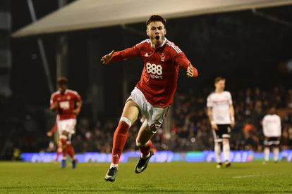 Ben Brereton, en 2017, con el Nottingham Forest.