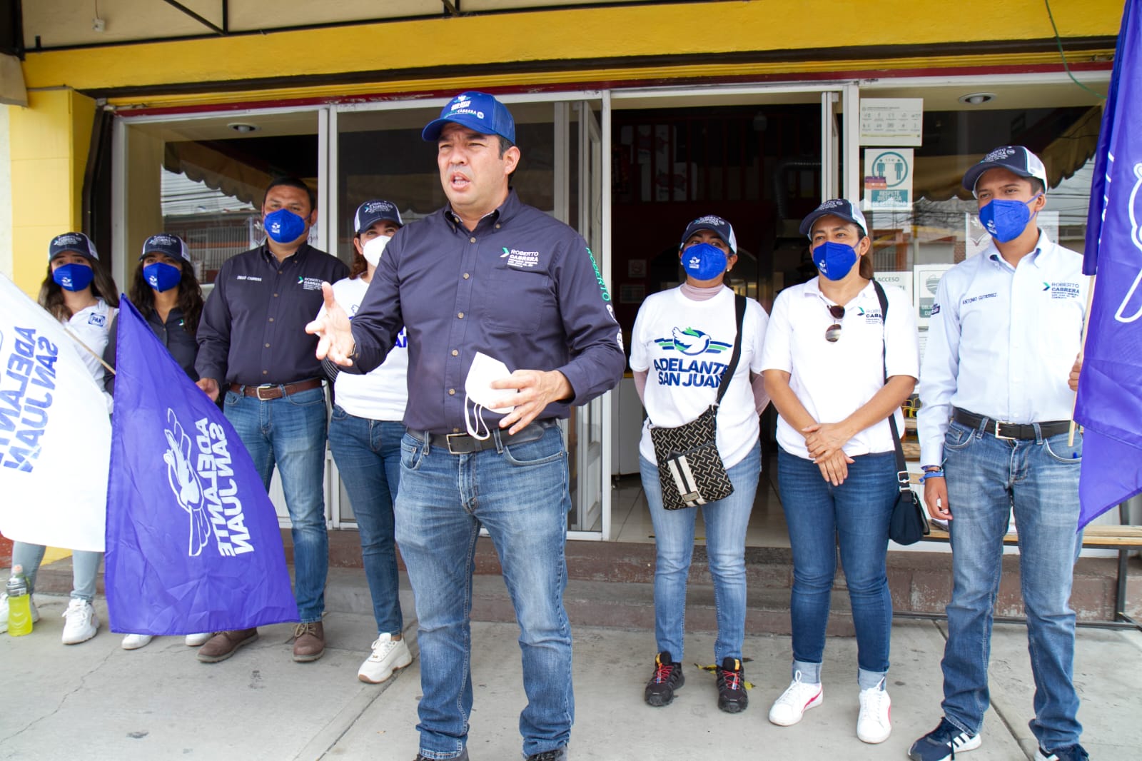“A votar con todo para poner adelante a San Juan”: Roberto Cabrera