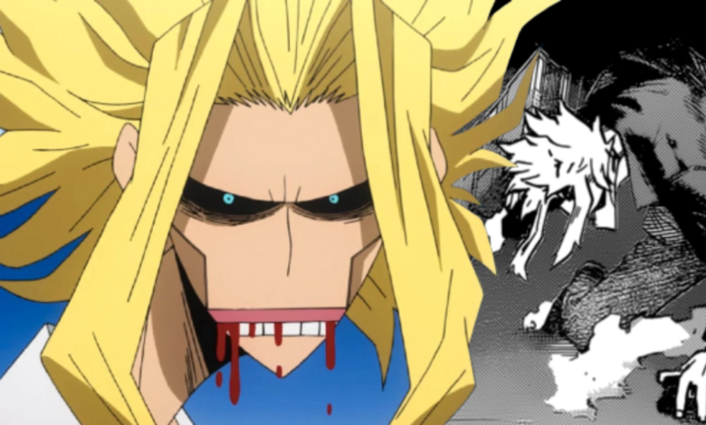 All Might de My Hero Academia es tan patético que incluso los villanos no lo lastimarán