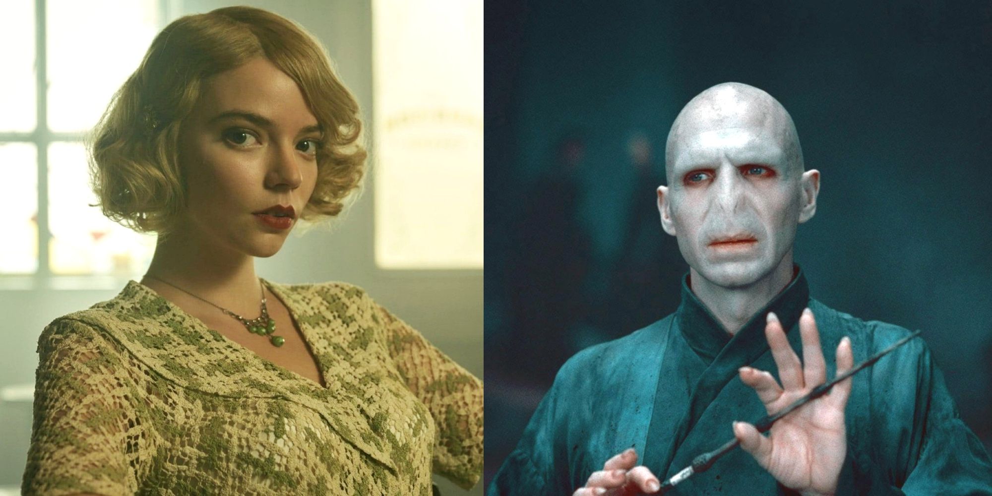 Anya Taylor-Joy y Ralph Fiennes en la película de terror The Menu