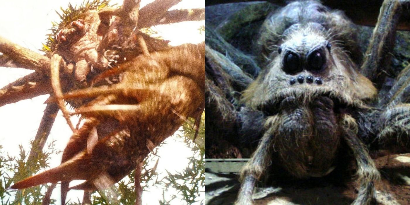 Aragog de Harry Potter y otras 9 arañas aterradoras de películas