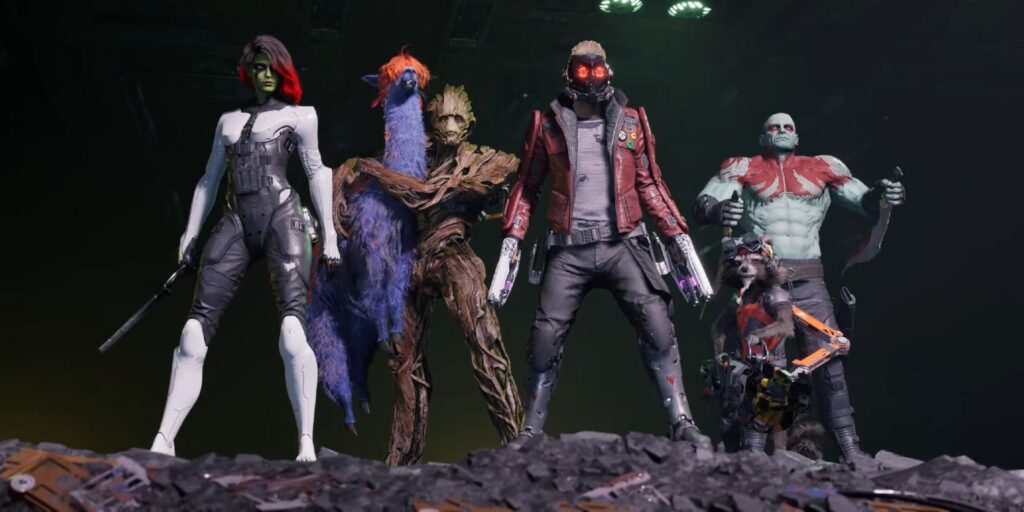 Avance de Guardianes de la Galaxia de Marvel: encanto y elección de acción y aventura