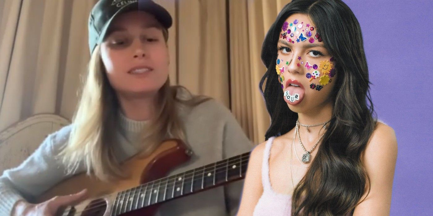 Brie Larson canta y toca la guitarra con la canción de Olivia Rodrigo en un nuevo video