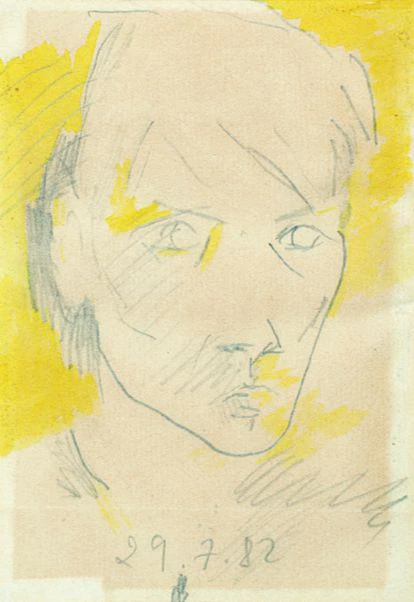 'Autorretrato', de 1982, de Miguel Ángel Campano.