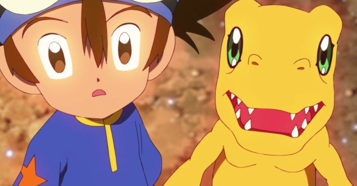 Digimon Adventure 2020 Tai Agumon sorprendido Digimon Adventure 2020 Tai Agumon sorprendido
