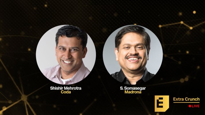 El CEO Shishir Mehrotra y el inversionista S. Somasegar revelan lo que canta en el documento de tono de Coda