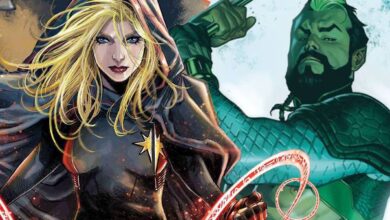 El Capitán Marvel va a Atlantis para detener al hijo de Namor