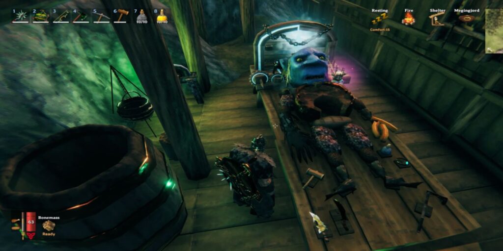 El científico loco de Valheim convierte a un trol muerto en el monstruo de Frankenstein