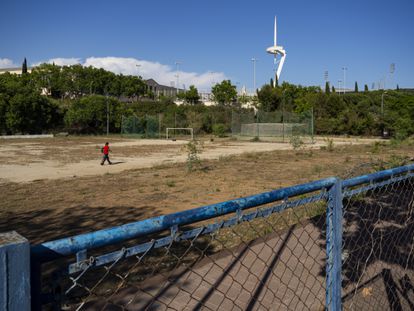 07/06/2021 Campo de fútbol Julià de Campmany en Montjuïc. Foto: Joan Sánchez
