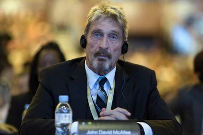 Imagen de John McAfee en septiembre de 2015.