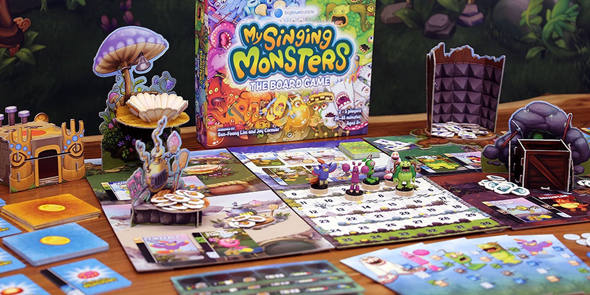 El juego de mesa My Singing Monsters Kickstarter incluye una recompensa de creación de monstruos
