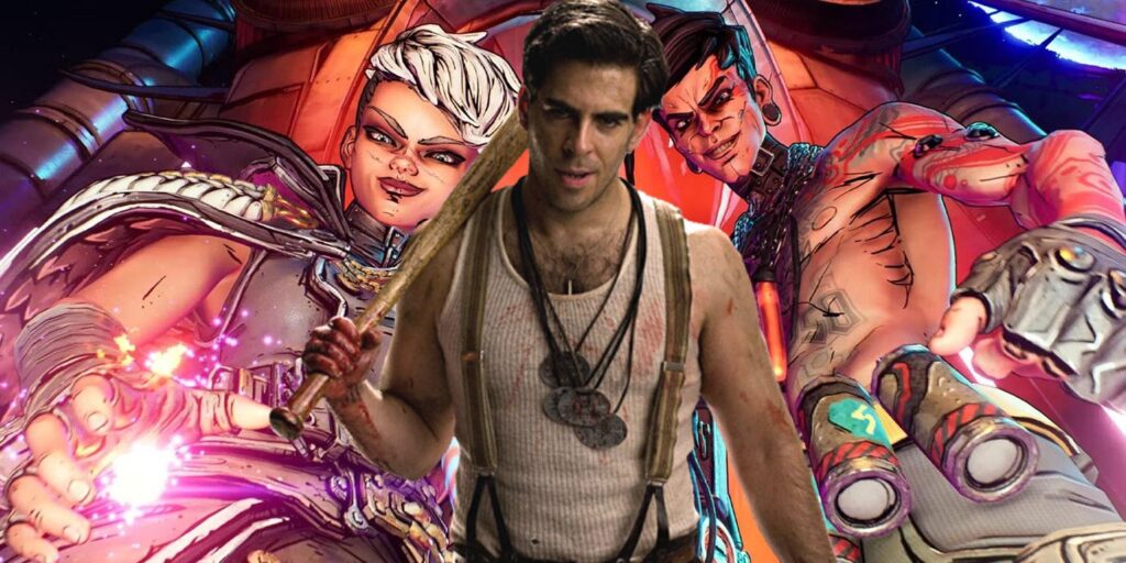 El video de Borderlands Set muestra al director haciendo girar un arma precisa del juego