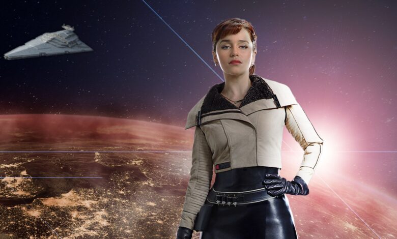 Emilia Clarke reacciona al regreso de la era de la trilogía original de Star Wars de Qi'ra