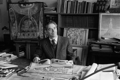 El arquitecto Boris Iofán, diseñador de la Casa del Gobierno.