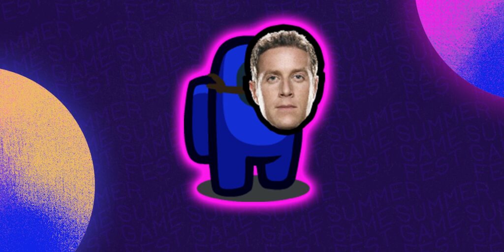 Entre nosotros, los fanáticos pueden ganar la máscara de Geoff Keighley gratis al ver el Summer Game Fest