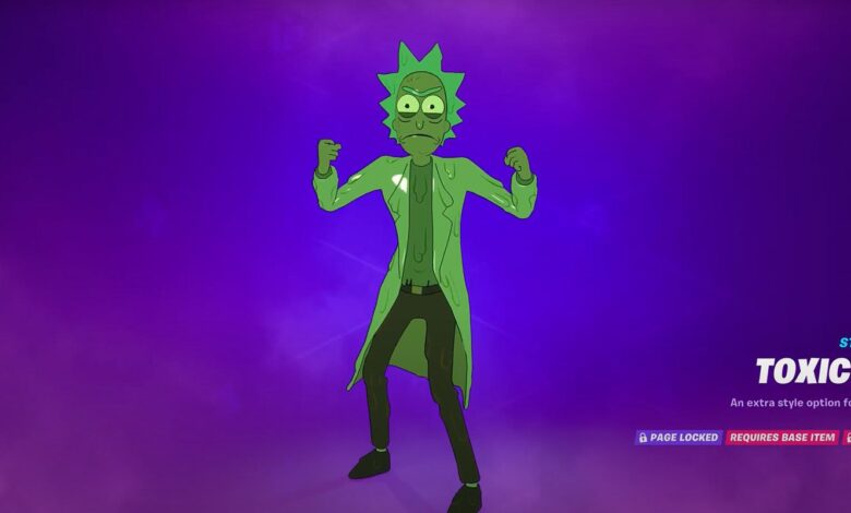 Fortnite: Cómo desbloquear el estilo Rick tóxico (temporada 7)