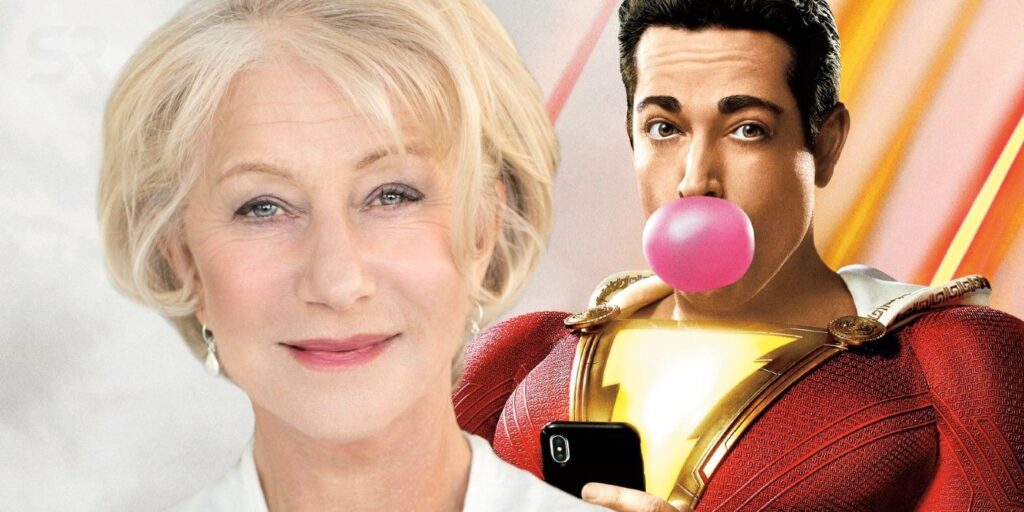 Fotos del set de Shazam 2 revelan al villano de DC de Helen Mirren en traje completo