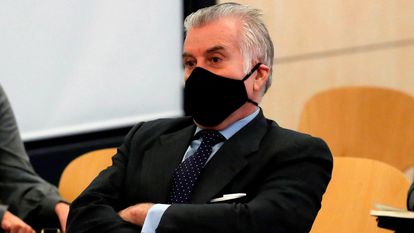 Luis Bárcenas, extesorero popular, durante el juicio de la caja b del PP, celebrado este año.