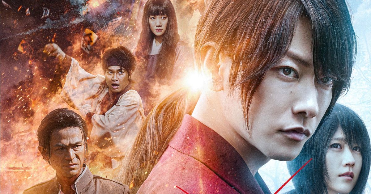Póster de película de acción en vivo del capítulo final de Rurouni Kenshin Póster de película de acción en vivo del capítulo final de Rurouni Kenshin