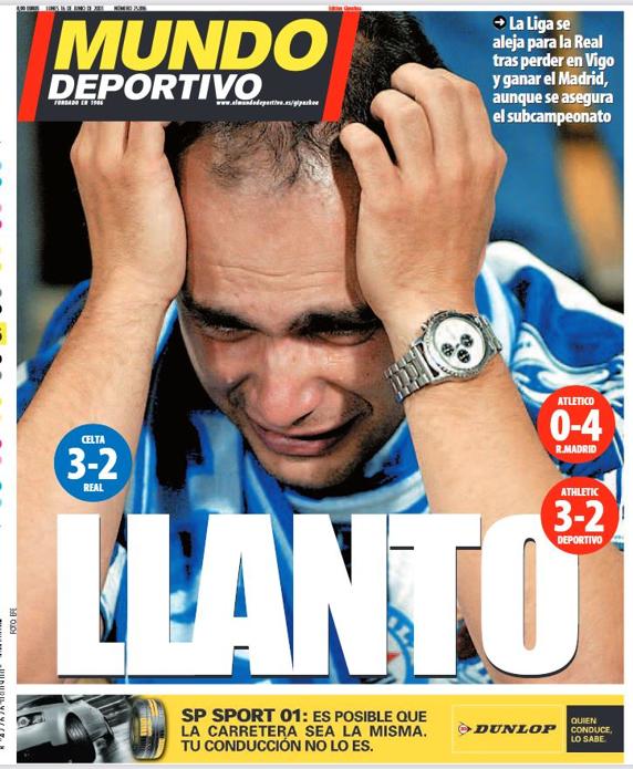 Portada de Mundo Deportivo Gipuzkoa del 16 de junio de 2003