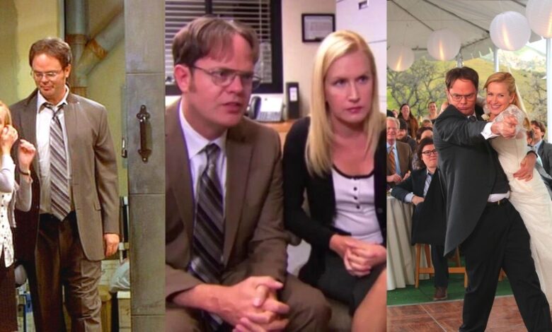 La oficina: Cronología de la relación de Dwight y Angela, temporada por temporada