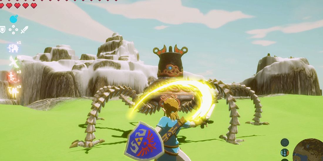 La recreación de Great Plateau en Unity por parte de los fanáticos de BOTW se ve increíble