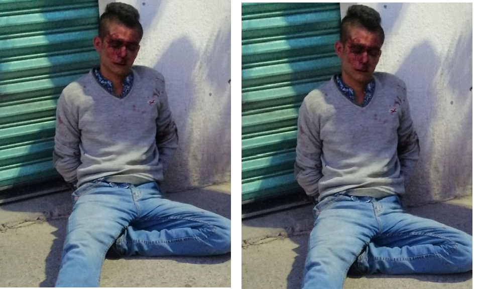 Linchan y golpean vecinos a delincuente, fue sorprendido robando en San Pedro Mártir