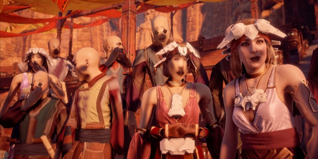 Los NPC de Horizon Zero Dawn se ven francamente terroríficos en la captura de pantalla de PC