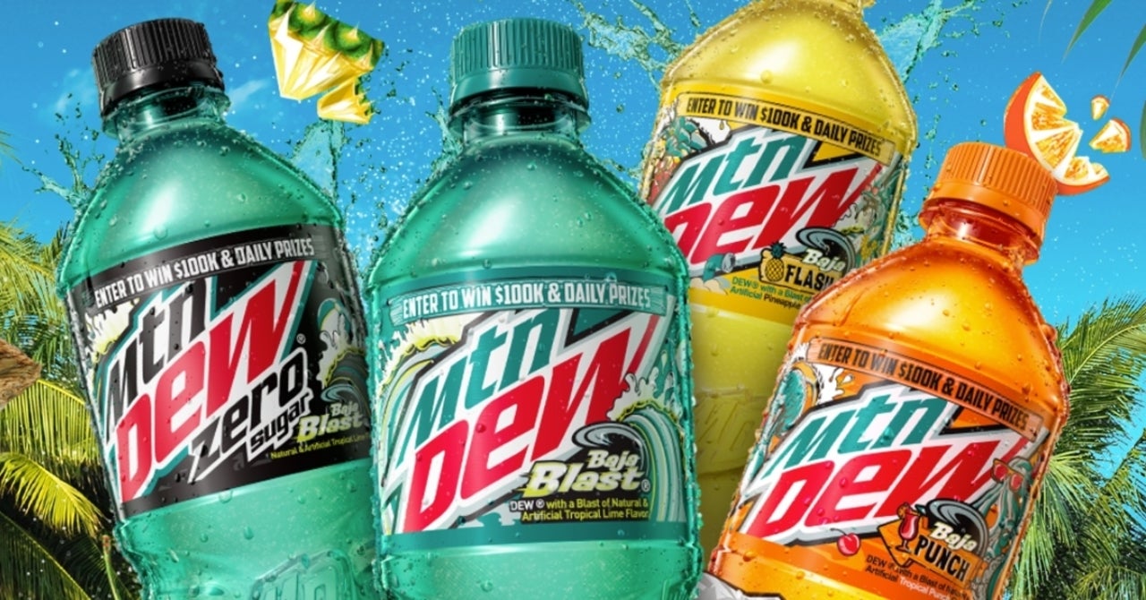 Los Dos Primeros Spinoffs De Mtn Dew Baja Blast Han Llegado Oficialmente A Las Tiendas La Neta Neta