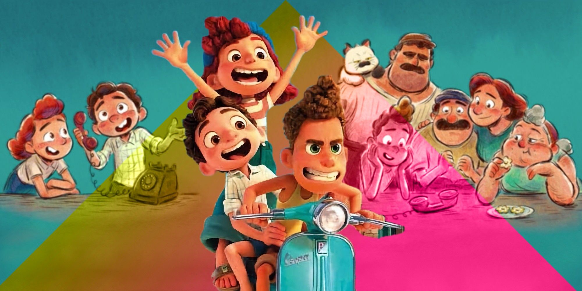 Luca: todas las historias reveladas en los créditos de la película de Pixar