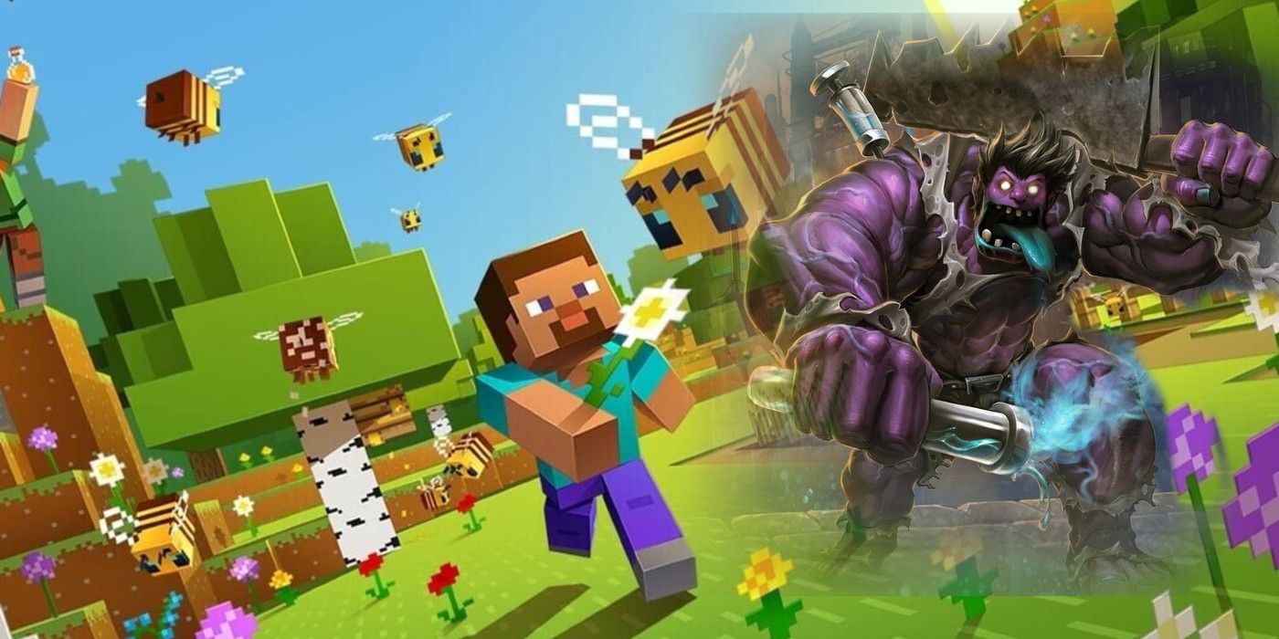 Minecraft se une a League of Legends en Dr. Mundo Mod |