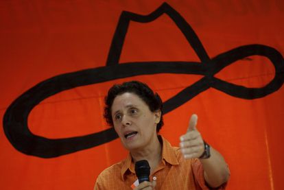 Dora María Téllez, símbolo de la revolución sandinista y detenida por el régimen de Daniel Ortega.