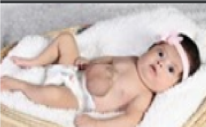 Niña bebé nació con el corazón fuera de su cuerpo, familia pide ayuda para salvarla