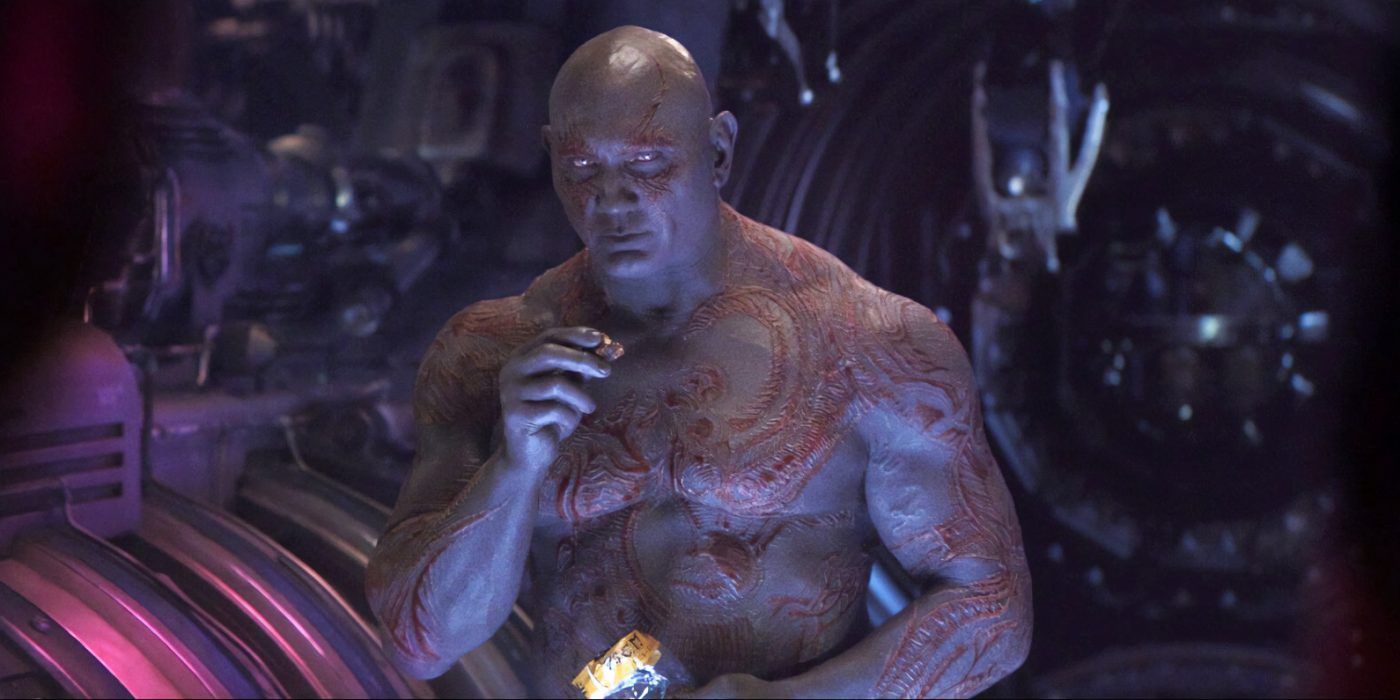 Por qué Drax de Guardianes de la Galaxia es gris en lugar de verde