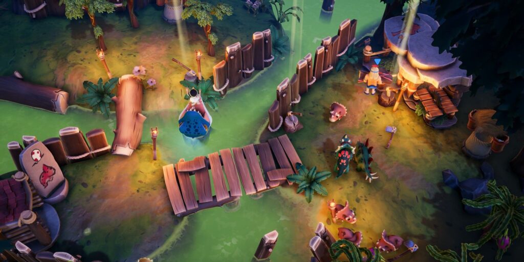 Revisión de Lumberhill: un juego de fiesta encantador obstaculizado por los controles