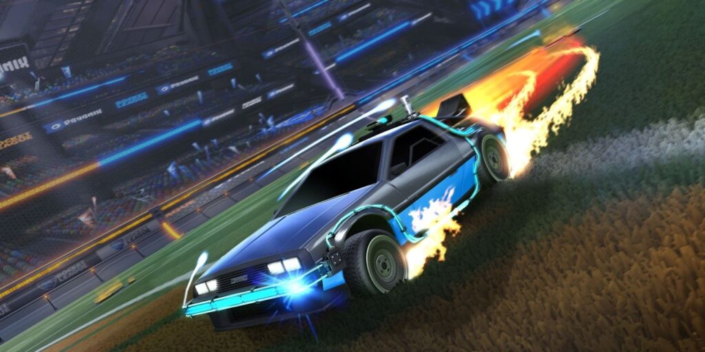 Rocket League trae de vuelta Jurassic World Jeep, DeLorean y más