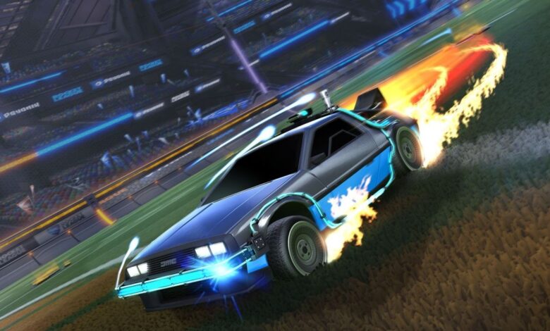 Rocket League trae de vuelta Jurassic World Jeep, DeLorean y más