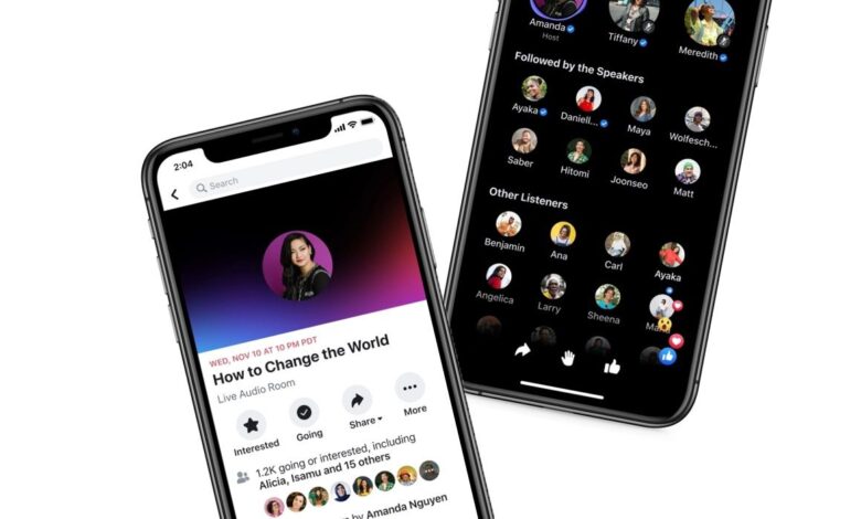 Salas de audio en vivo de Facebook: ¿Qué figuras públicas puedes oír hablar?
