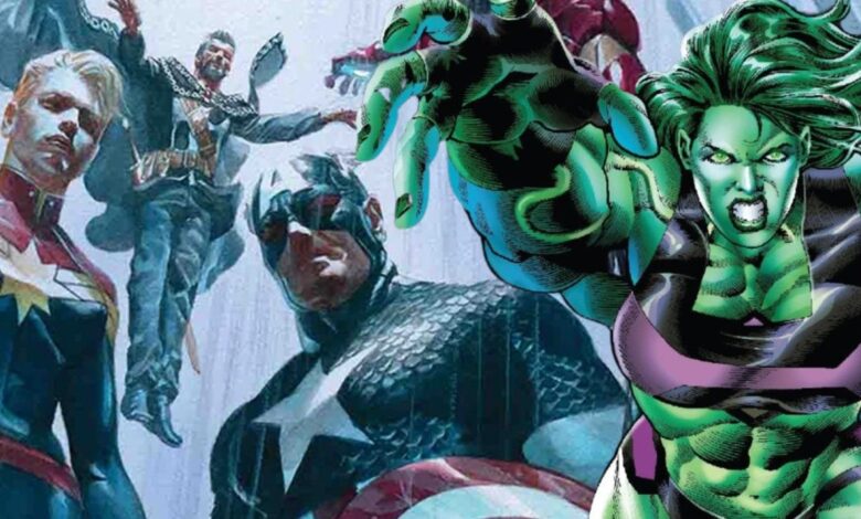 She-Hulk traicionó a los Vengadores para salvar a Hulk |
