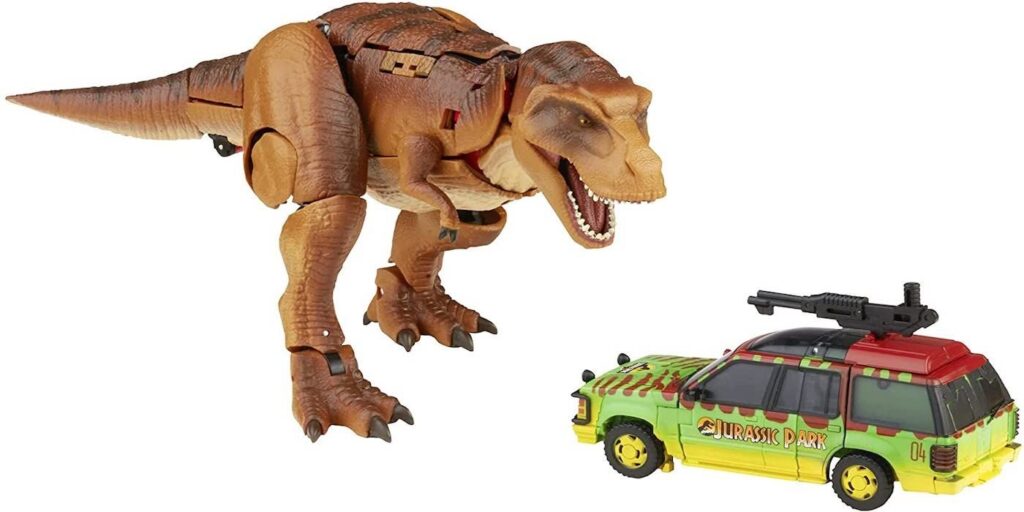 Transformers y Jurassic Park están cruzando oficialmente en forma de juguete
