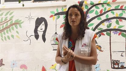 La cooperante española María Hernández, en una imagen tomada en México en 2019.