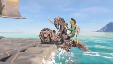 Un fan de Breath Of The Wild crea una lancha a motor en el juego usando Master Cycle
